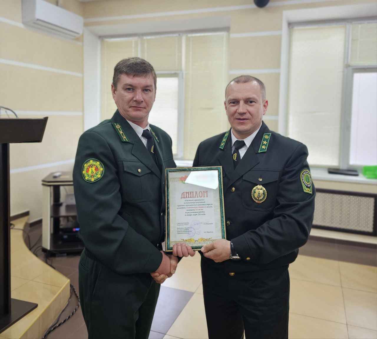 III место среди лесхозов в областных соревнованиях