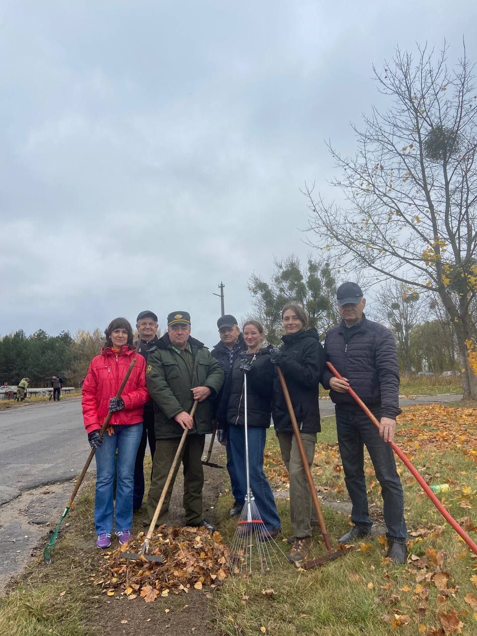 Участие в субботнике