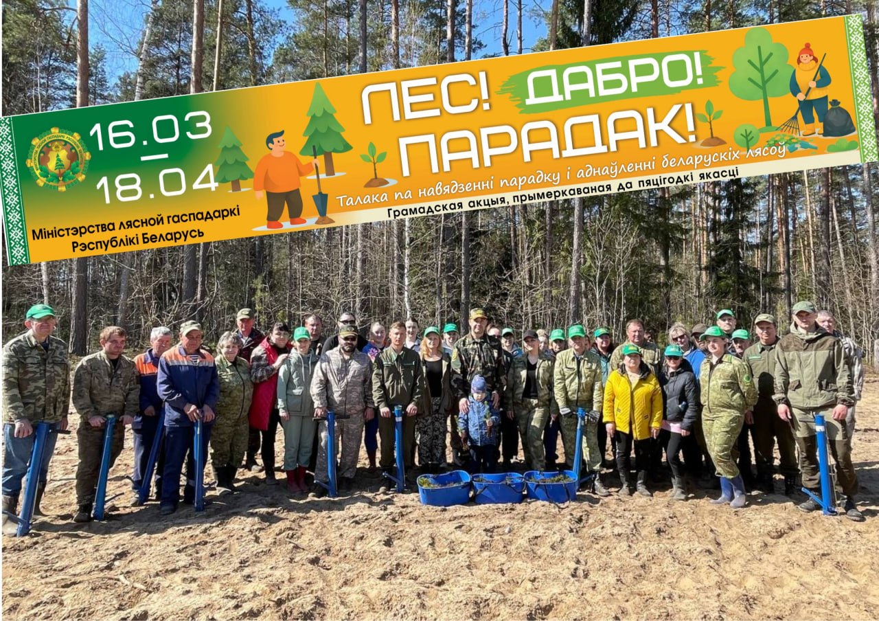 Работники лесхоза приняли участие в акции 