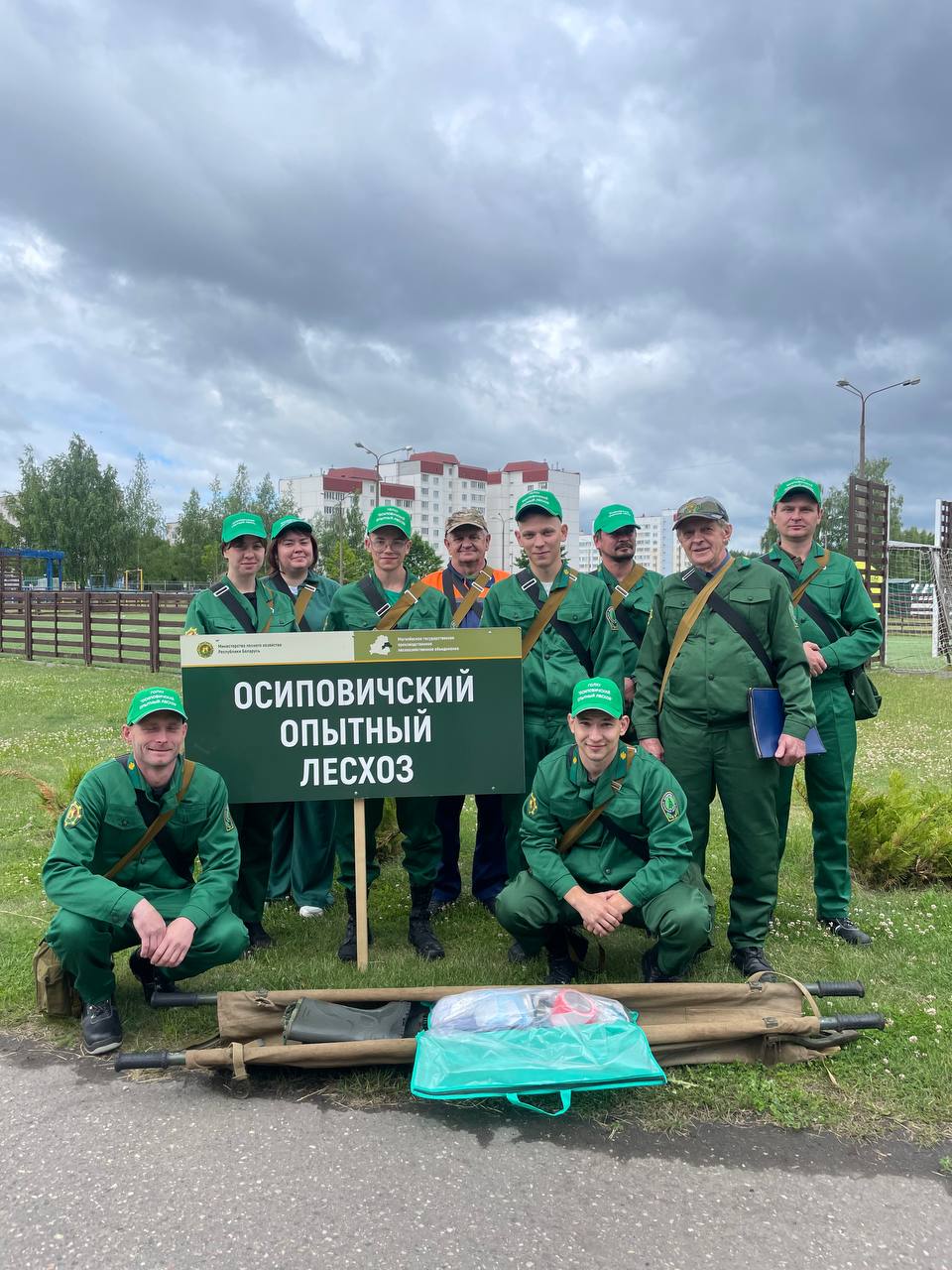 Осиповичский опытный лесхоз – в числе лучших на районных соревнованиях санитарных дружин!